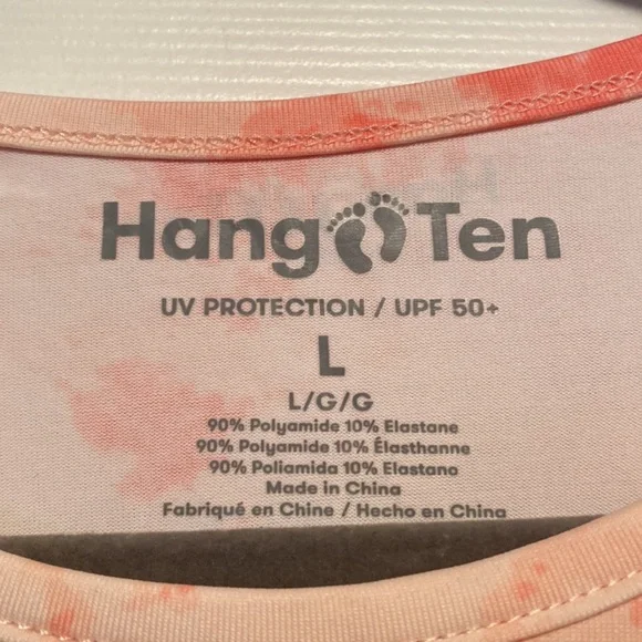 Brand New Hang Ten UV Protection Long Sleeve Top…size L - Picture 4 of 6